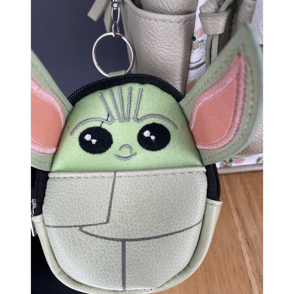 NEW, Disney Star Wars Mandalorian Baby Yoda Mini Backpack Dani Nicole NWT - Picture 3 of 8